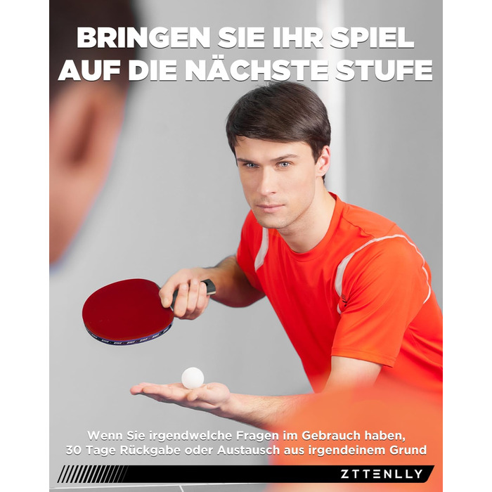 Набір ракетки для настільного тенісу, карбонова технологія, 7 шарів, для професіоналів, захисний чохол