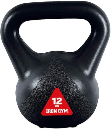 Гиря Orange Label IronGym 12 кг – для фітнесу, силових тренувань, чавунна