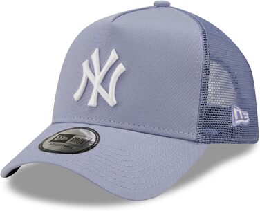 Кепка бейсболка New Era A-Frame Trucker з козирком New York Yankees, фіолетовий