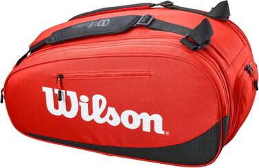 Сумка для падельних ракеток Wilson Tour, до 6 штук, червона