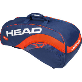 Спортивна сумка HEAD Radical 9R Supercombi для тенісу, темно-синя, на 7-9 ракеток