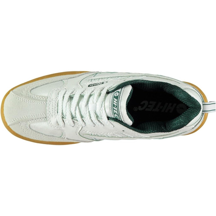 Кросівки для сквошу Hi-Tec Sports Squash Classic, унісекс, для залу, білі, зелені (36 EU)