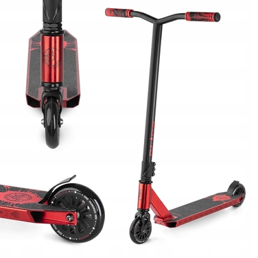 Трюковий самокат Movino Glide, червоний, колеса 100 мм, 3.30 кг, ABEC-9