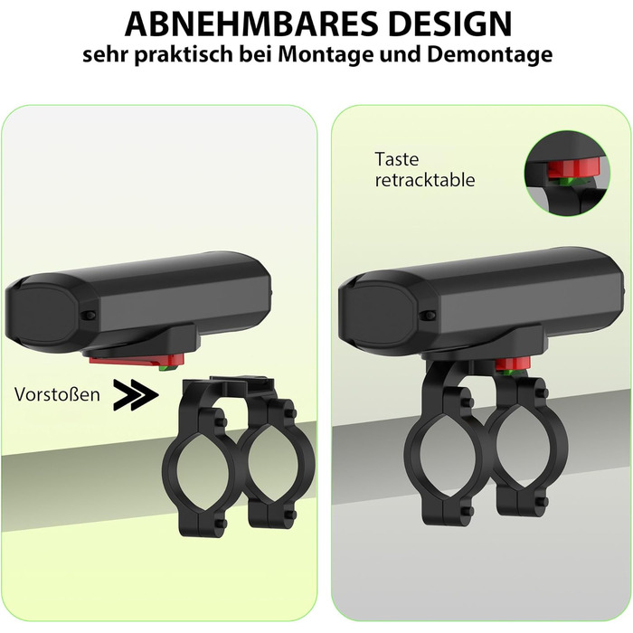 Фара велосипедна Milool 2600 люменів USB-C, 5 LED, 3 режими, алюміній, чорна