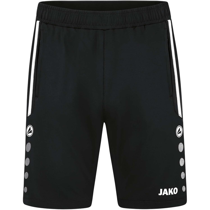 Чоловічі тренувальні шорти JAKO Around (3XL, чорні) для спорту та фітнесу