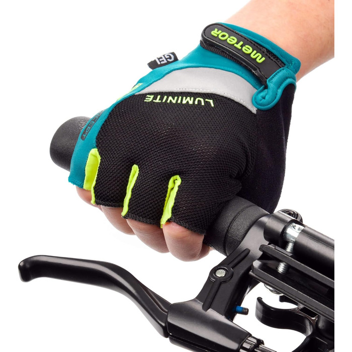 Рукавички Meteor Radhandschuhe MTB Green для гірського велосипеда (XXS, темно-зелений/зелений)