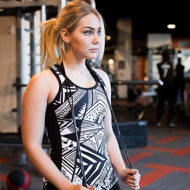 Стрибкове канат MRX PVC з пружиною для кардіотренувань, універсальний для дітей та дорослих, 22.9 см, жовтий