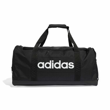 Спортивна сумка Adidas Unisex Essential Linear Duffelbag Medium (Розмір M, Колір: Чорний/Білий)