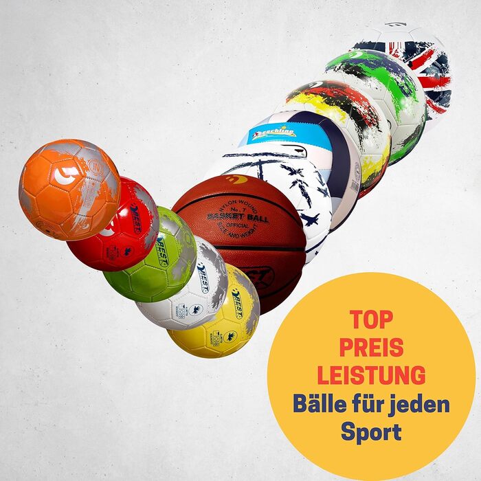Дитячий футбольний м'яч BEST SPORTING Speed 2.0, розмір 5, яскравий дизайн, для тренувань