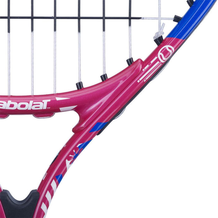 Дитяча тенісна ракетка Babolat B Fly 19, рожево-синя, 164 г, струни, нова
