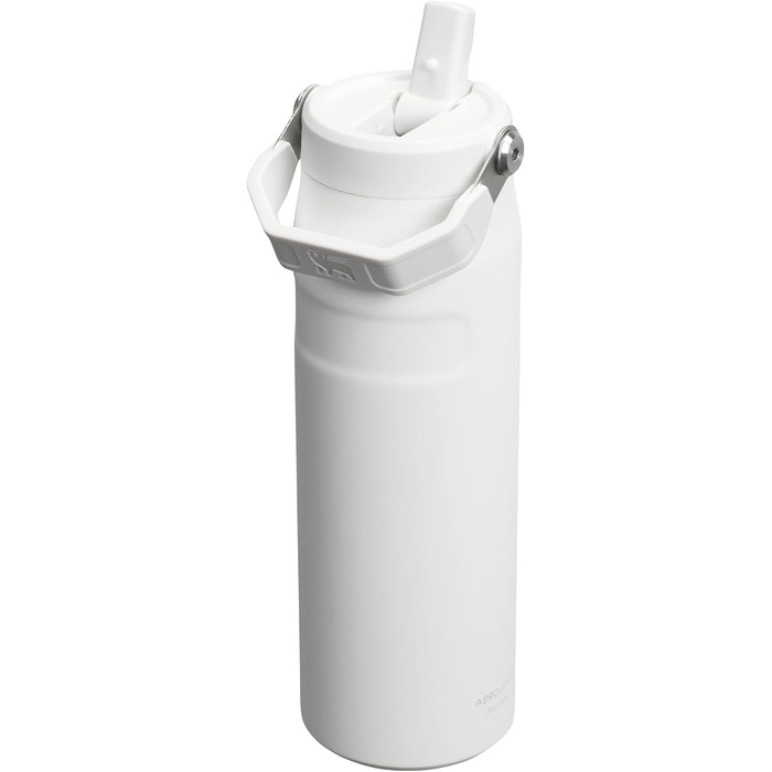 Термобутилка Stanley Flip Straw 2.0 з трубочкою 0,7 л, ізотермічна, BPA-free, не протікає, тримає холод до 12 годин, зберігає лід до 3 діб, підходить для підстаканника, можна мити в посудомийці, Frost