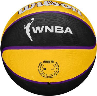 Баскетбольний м'яч Wilson WNBA Team Tribute Los Angeles Sparks, офіційний жіночий, розмір 6