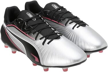 Футбольні бутси PUMA King Match FG/AG, 43 EU, Puma Silver/Black/White