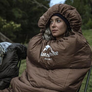 Спальний мішок Naturehike - 7°C, для походів та кемпінгу, U-колір