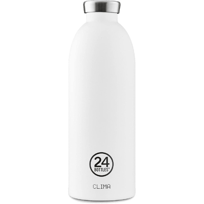 Термобутилка 24Bottles Clima з нержавіючої сталі, герметична, 330/500/850 мл, екологічна, зберігає напої гарячими до 12 годин, холодними до 24 годин