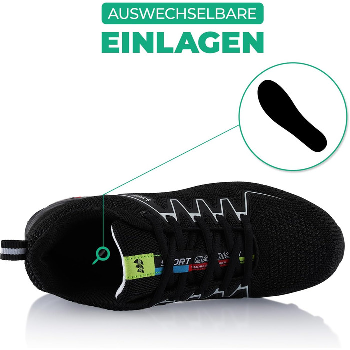 Черевики для піших прогулянок для жінок та чоловіків, трекінгові черевики, дихаючі, чорні, 37 EU