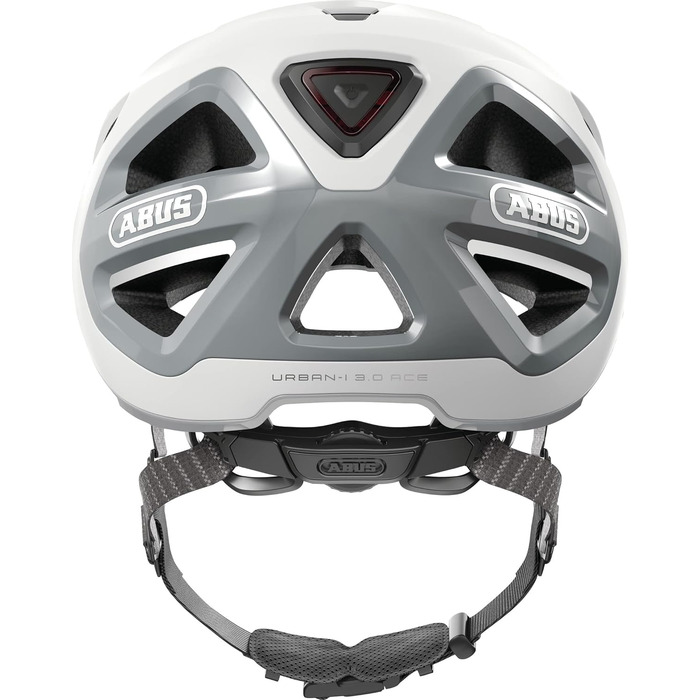 ABUS Stadthelm Urban-I 3.0 ACE велосипедний шолом з LED-ліхтарем, магнітною застібкою та подовженим козирком для чоловіків і жінок