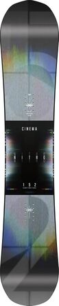 Чоловіча сноуборд-дошка Nitro Cinema 152 см, All Mountain, Directional Twin, Gullwing, мультиколір