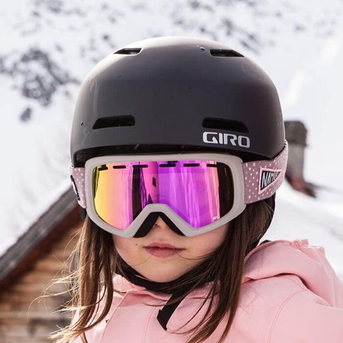 Дитячий лижний шолом Giro Crüe XS синій Shreddy Yeti 23, для сноуборду та гірськолижного спорту