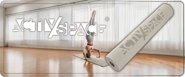 Килимок для фітнесу Activ/Space 183 см x 61 см, коричневий