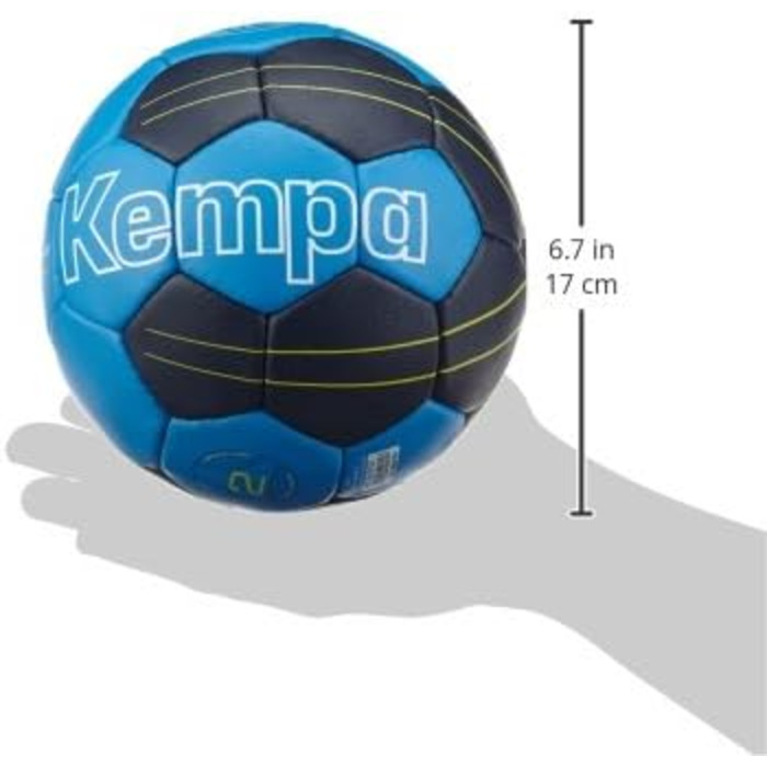 Гандбольний м'яч Kempa Match-X Omni Profile, синій, розмір 2