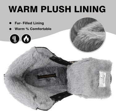 Зимові черевики Mishansha Herren: теплі, водонепроникні, для жінок, розмір 44 EU, сірі