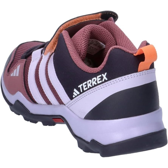 Дитячі трекінгові черевики Adidas Terrex Ax2r для піших прогулянок, Quiet Crimson Silver Dawn Amber Tint (36 2/3 EU)