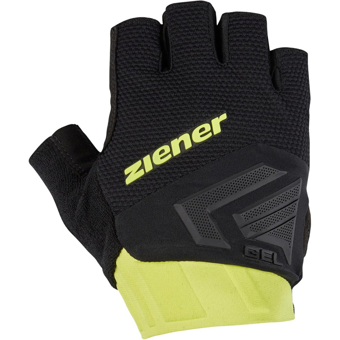 Рукавички Ziener Curdin для велосипеда/MTB/шосе | Короткі, дихаючі, з амортизацією, bitter lemon