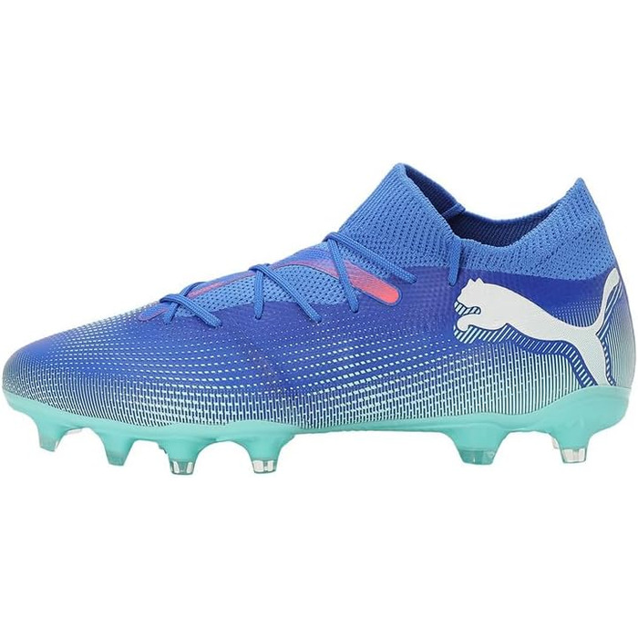 Жіночі футбольні бутси PUMA Future 7 Match Fg/Ag, 37.5 EU, Bluemazing/Puma White/Electric Peppermint