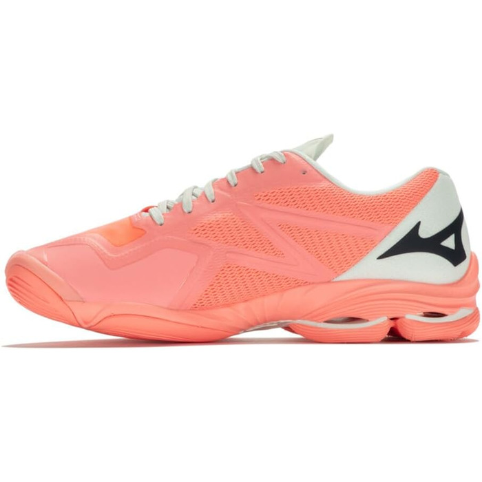 Жіночі волейбольні кросівки Mizuno Wave Lightning Z7 (W) біло-зелені, кольори Glacial Ridge Patina Green (36 EU)