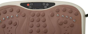 Платформа вібраційна HOMCOM з LED-дисплеєм, USB-динаміком та тренувальні стрічки - для фітнесу та тренувань