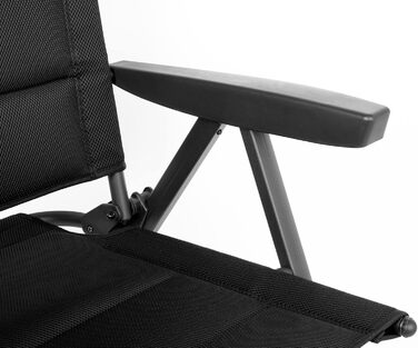 Кемпінговий стілець Brunner Skye 3D Black - чорний, поліестер