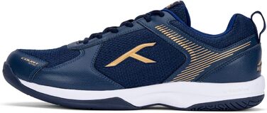 Професійне бадмінтонне взуття Hundred Court Star для чоловіків (45 EU, Navy Gold)