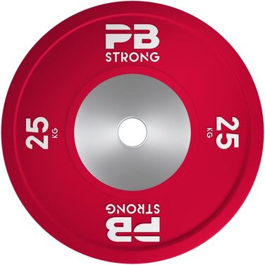 PERFORMBETTER PB Strong професійні гумові диски для штанги 25 кг, вага для штанги, діаметр 50 мм