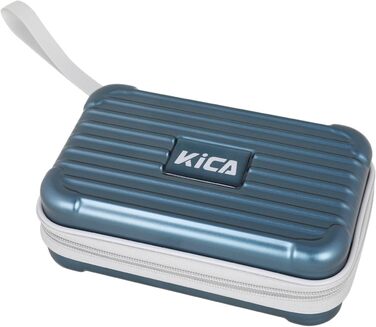 Масажний пістолет KICA K2 для шиї, плечей і спини, портативний, безшумний, 4 насадки, 1200-3200 об/хв, синій