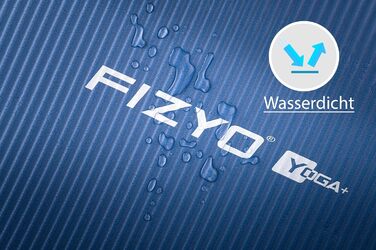 Килимок для йоги та фітнесу FIZYO FITYO, синій, NBR, 183x61x1 см — гімнастичний, тренувальний, для йоги, тренувань, відпочинку та релаксації