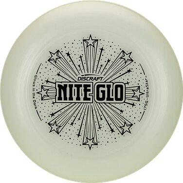 Фрісбі Discraft Ultra-Star 175g Nite-Glo - професійний диск для гри в Ultimate Frisbee, для всіх рівнів
