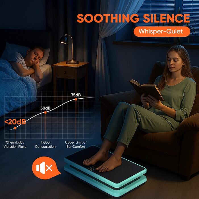 Вібраційна платформа для дому 2025: тренажер для схуднення та нарощування м'язів. Вібраційний тренажер для всього тіла, 99 рівнів інтенсивності, 58 см, до 150 кг