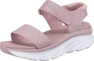 Сандли Skechers D'Lux Walker New Block для жінок (35 EU, Blush Mesh)