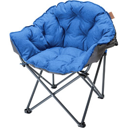 Крісло для кемпінгу Skandika Moonchair XL/Mala: зручне складане крісло з мішком для перенесення | Міцний сталевий каркас | Для дому та відпочинку на природі (Garten, Balkon, Reisen)