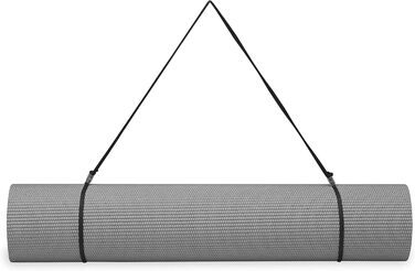 Йога-мат Gaiam Essentials з ременем, 183×61×0,6 см, високоякісний килимок для йоги