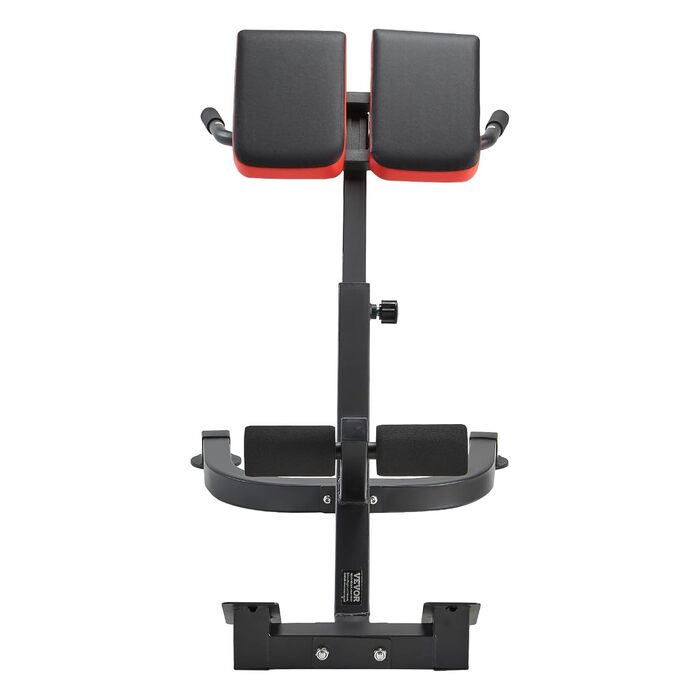 VEVOR римський стул для гіперекстензій, банк гіперекстензій, тренажер для пресу, фітнес-лавка для дому, 136 кг, регульований