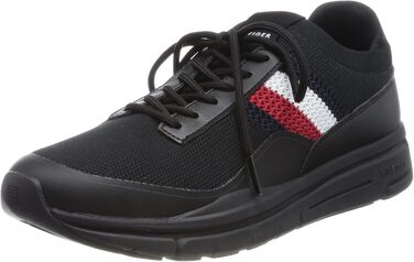 Кросівки Tommy Hilfiger чоловічі Runner Knit, чорні (45 EU)
