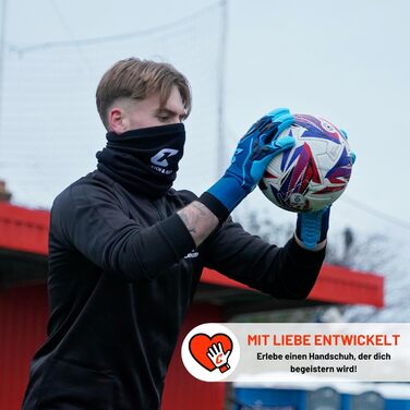 Воротарські рукавички CATCH&KEEP для дорослих з Octopus Grip, преміум якість, максимальне зчеплення для футболу