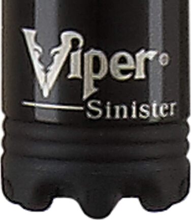 Більярдний кий Viper Sinister, 147.3 см, чорний з синьо-сріблястим інлеєм, 21 унція