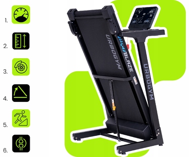 Електрична бігова доріжка Urbogym BLAZE (до 130 кг)
