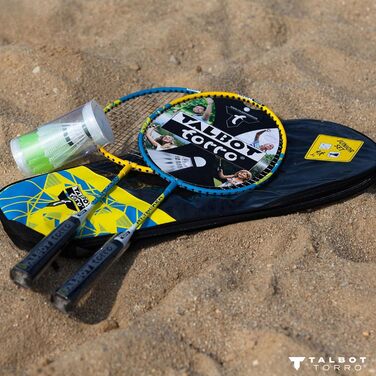 Набір для бадмінтону Talbot Torro® Junior 2-Attacker, блакитно-білий, універсальний розмір