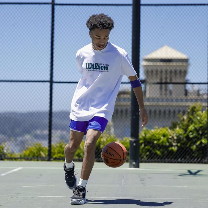 М'яч для баскетболу Wilson NBA Forge Indoor/Outdoor - розміри 5, 6 та 7, колір Braun 7