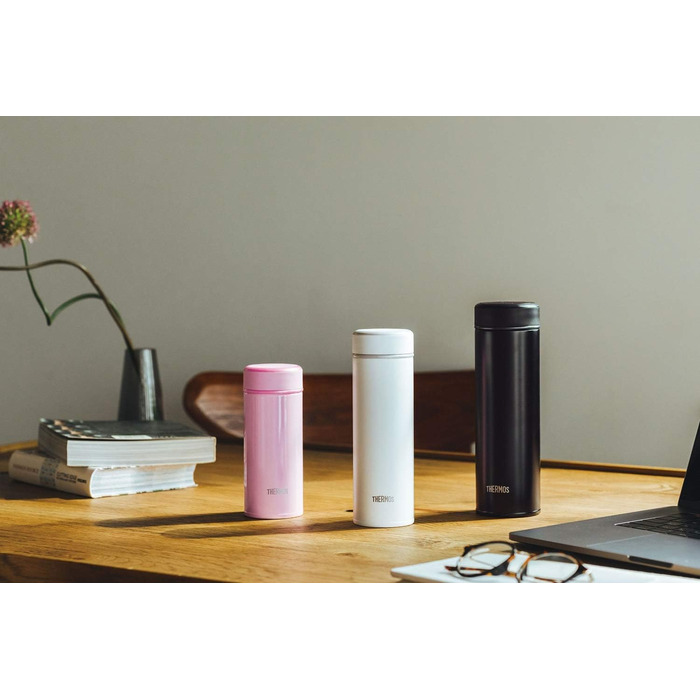 Термос-пляшка Thermos JOG-250 LP, вакуумна, 250 мл, світло-рожева