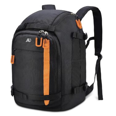 Чохол для лижних черевиків, 50 л, рюкзак-дорожник для лиж, 1680D Nylon, водонепроникний, для лиж, шолома, маски, рукавичок, одягу та лижного спорядження, аксесуари для чоловіків, жінок та підлітків